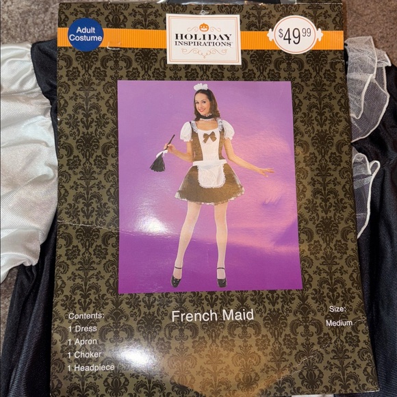 Holiday Inspirations French Maid women’s Halloween costume - Picture 2 of 6